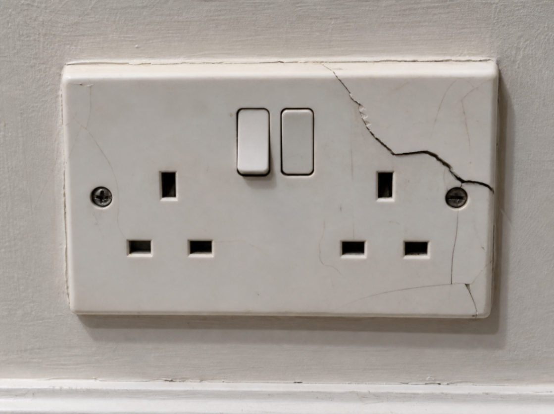 Cracked Socket Outlet – Is It Dangerous or Safe to Use?